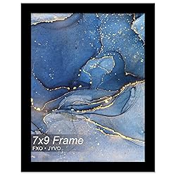 Fxojyvo 7x9 Picture Frame, Black Frame for 7 x 9