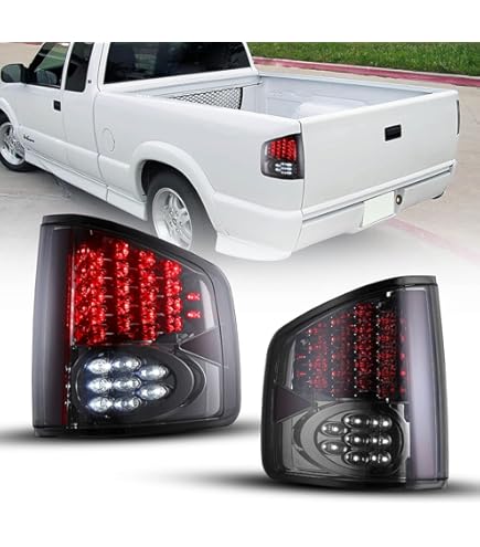 Amazon.com: SPPC Black Euro Tail Lights Assembly Set for Chevrolet