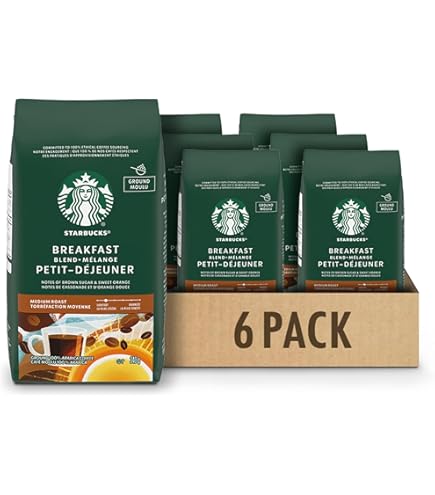 Starbucks House Blend, Medium Roast Ground Coffee, 340g Bag (pack