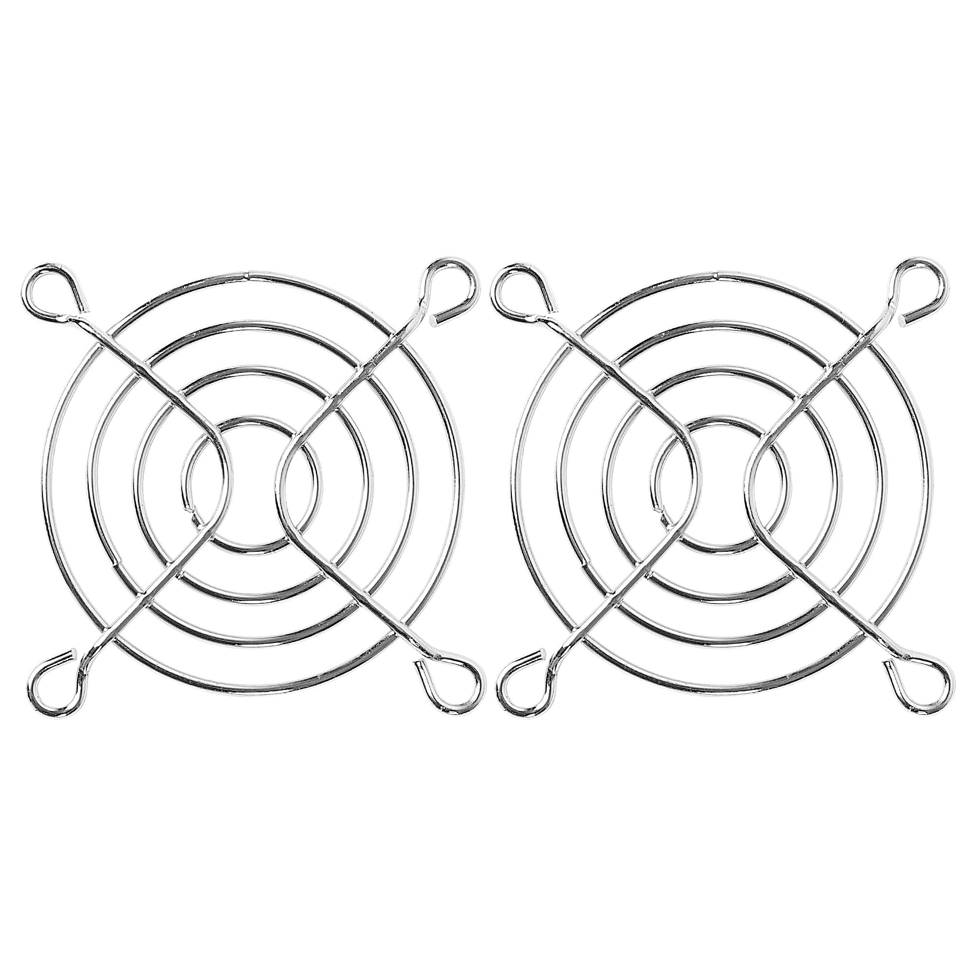 Photo 1 of uxcell 2 Pcs Metal Wire Fan Grill Finger Guard Protect Fan Grills for 60mm PC Cooling Fan
