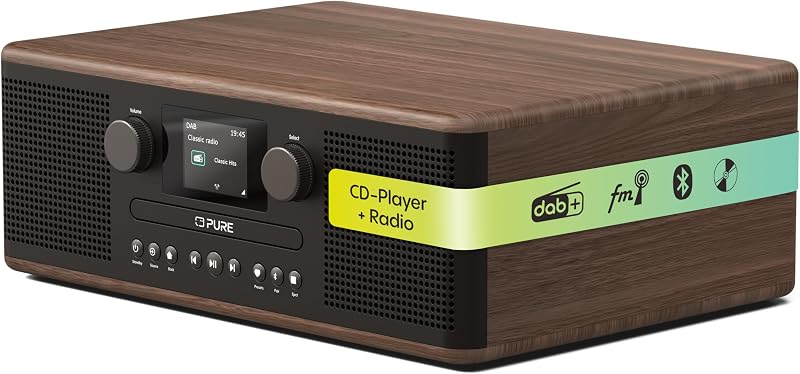 Pure Classic C-D6 Music System CD DAB+ FM Bluetooth USB Alarm Sleep Coffee