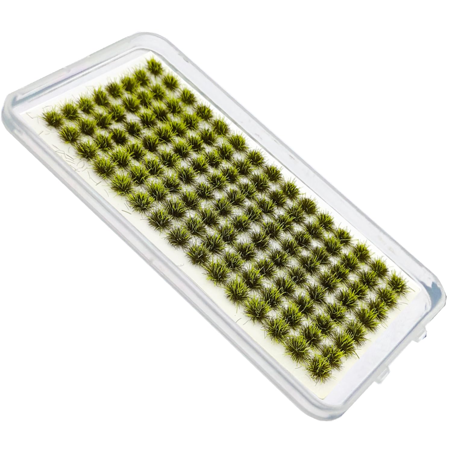 RXKFIGX 120 PCS Miniature Grass Tufts, Model Railway Scenery, Warhammer Grass for DIY Gaming Terrain Decoration Train Landscape Railway Artificial Grass Modeling