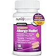 NUVICARE Fexofenadine 180mg 24 Hour - Fexofenadine Hydrochloride 180 mg Antihistamine for Allergy Relief, Hives, Runny Nose, Itching, Compare to Allegra 24 Hour Non Drowsy Allergy Medicine (18 Count)