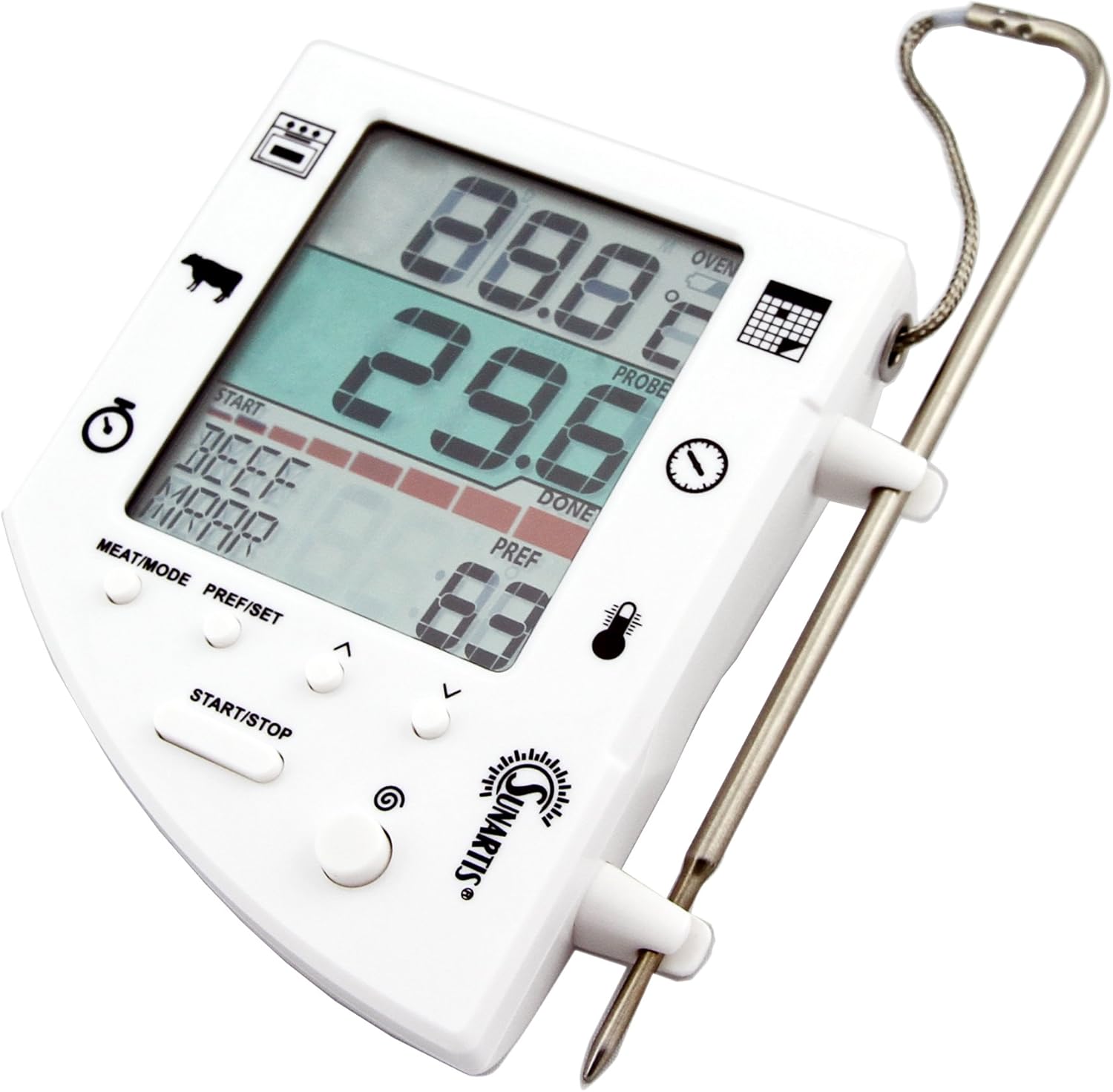 Sunartis 3in1 digital roast and oven thermometer Amazon.co.uk
