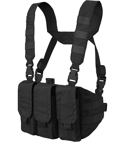 condor チェストリグ　OD 付け替えハイドレーション用バッグ(未使用) Amazon.com: Condor CR-002 7 Pocket Chest Rig Black : Automotive