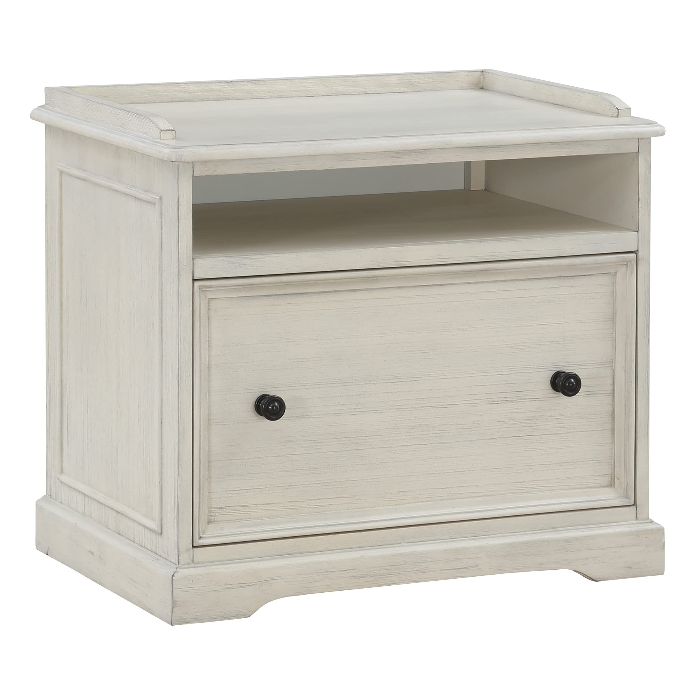 Photo 1 of *USED*
OSP Home Furnishings Country Meadows Lateral File Cabinet with Top Shelf, Antique White
