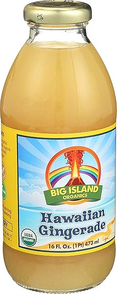 BIG ISLAND ORGANICS ORGANIC GINGERADE, 16 FZ