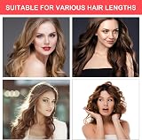 AOROPS Self-Adhesive Hair Rollers 12pc No Heat Large Curls Clips Combs for All view 7