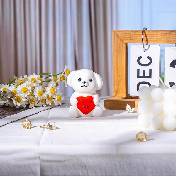 TAOJINJI GIFTS FOR MOM DOG DECOR STATUE – VALENTINES DAY CHRISTMAS MOTHERS DAY BIRTHDAY GIFTS FOR MOM