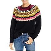 Joie Womens Karenya Wool-Blend Sweater Kerenya Wool Blend Fair Isle Pullover M S
