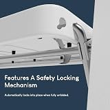 Home Vida 2 Step Ladder Heavy Duty Steel Folding White 150kg Load view 5