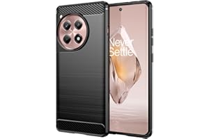 Aikcks for OnePlus 12 R Phone case, Shockproof, Scratch Resistant Carbon Fiber Jacket, Soft TPU,for for OnePlus ACE 3 case (Black)