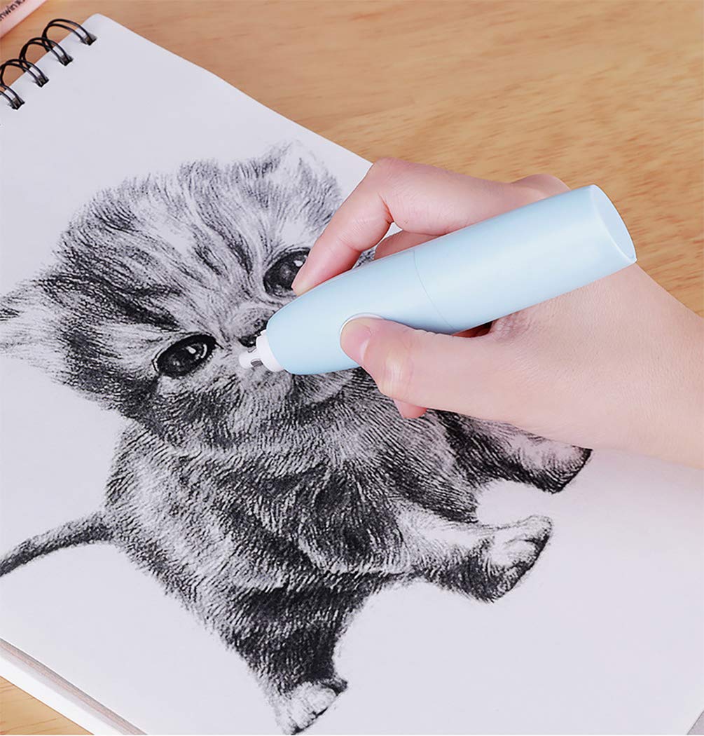 Electric Eraser Kit for Artists Drafting Art Pencils Battery Operated