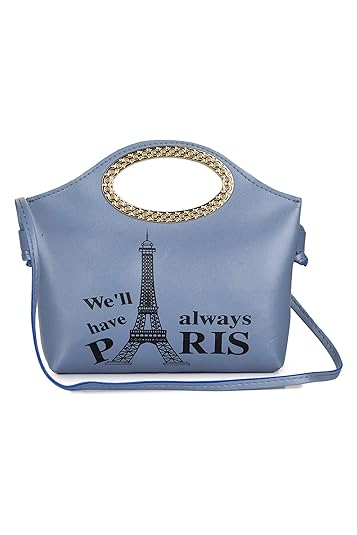 Vogue Street Synthetic Sling Bag For Girls/Women - Blue