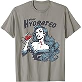 Vampire Theme - Stay Hydrated Trendy Vintage Vampire Girl T-Shirt