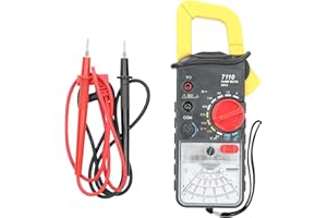LIEBEWH Clamp Meter Multimeter AC DC Analog Current Voltage Tester Handheld Amp Meter with Easy Read Pointer Dial for Electrical