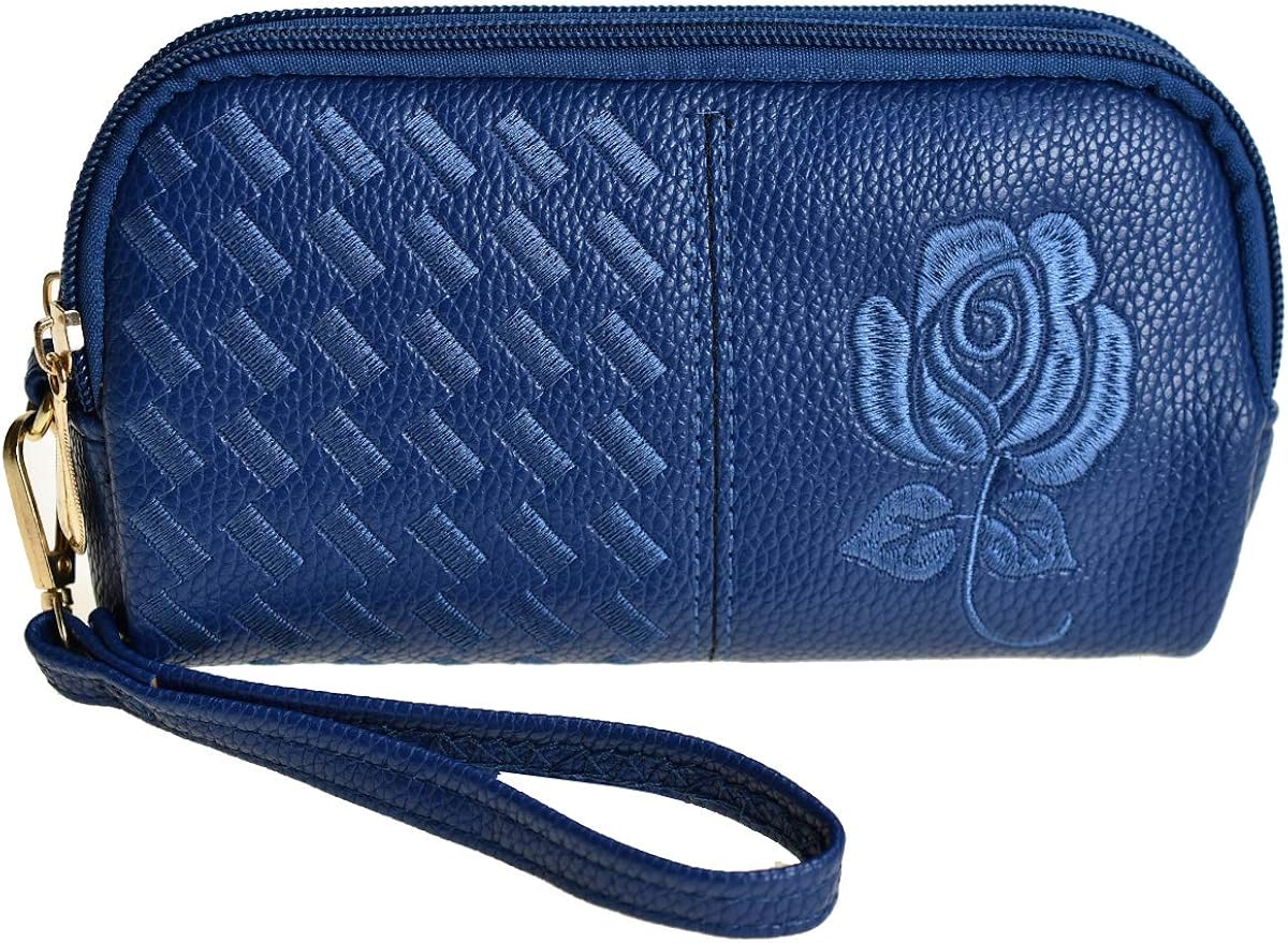 Wristlet Wallet with Strap for Women, Leather Wristlets Phone Purse