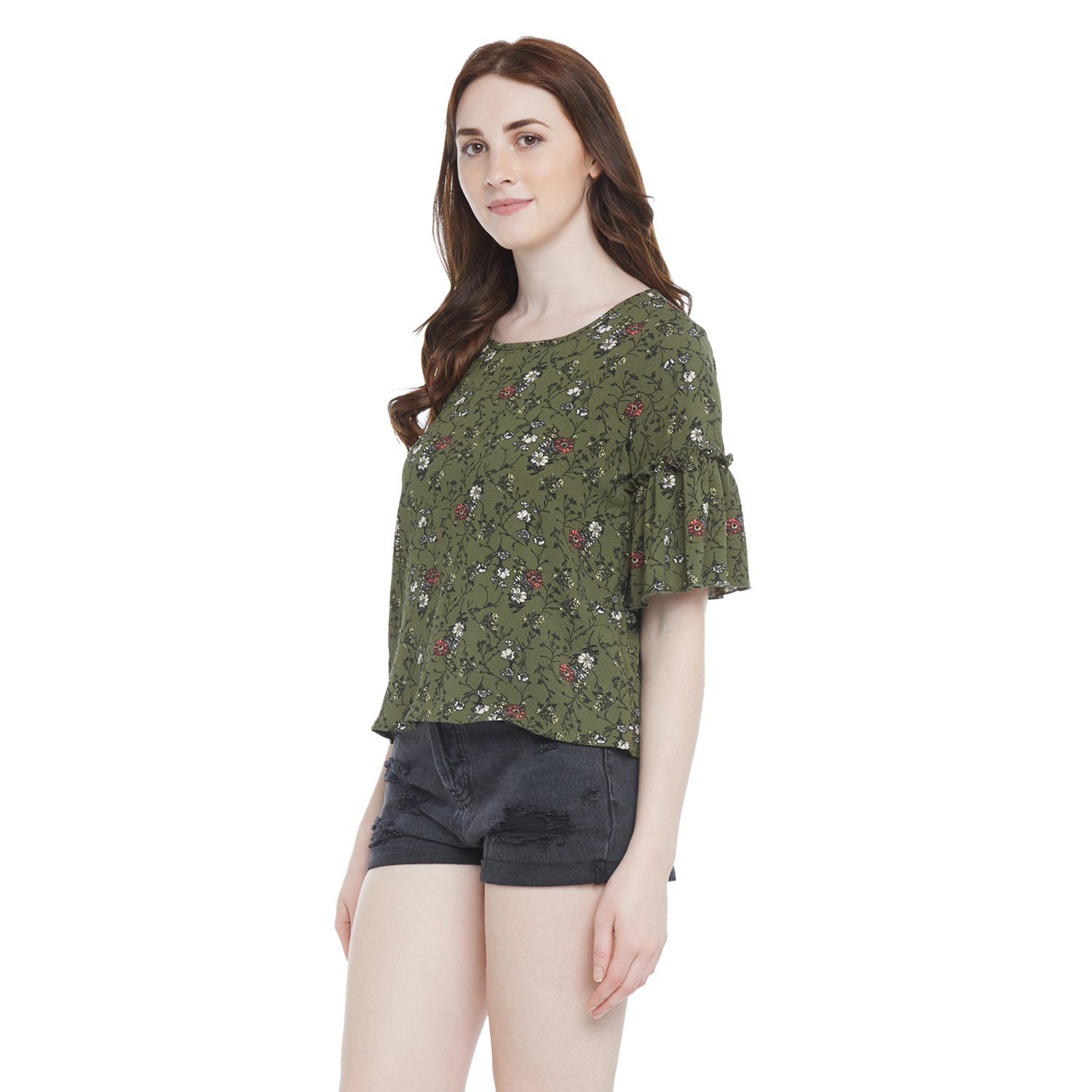 honey by pantaloons women's flared top