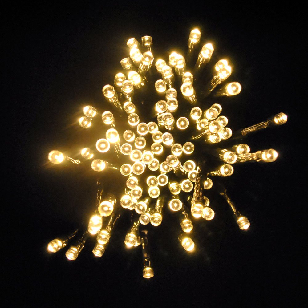 LightsGo Kids Safe Low Voltage Waterproof Christmas Tree Outdoor Indoor LED Fairy Lights - Warm White 300 LEDs 30M Plus 10M Extra Long Cable - 8/16H Timer, 8 Modes, Memory