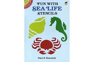 Fun With Sea Life Stencils (Dover Little Activity Books: Sea Life)