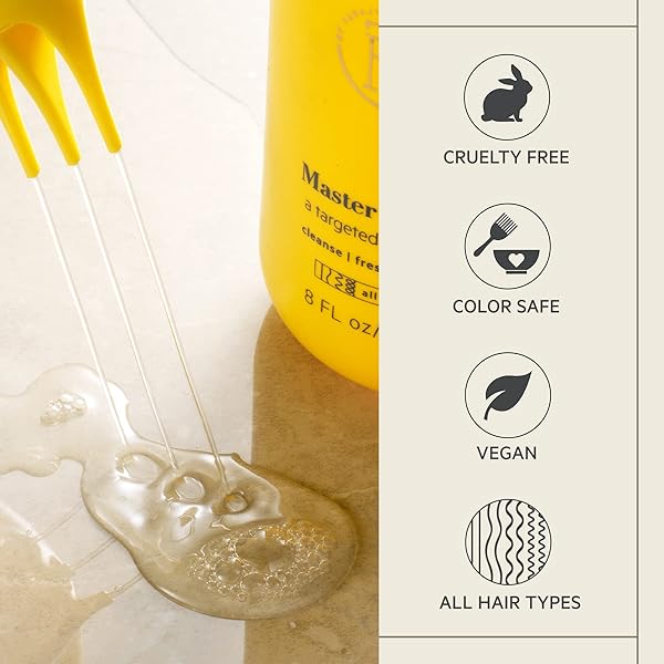 TPH BY TARAJI MASTER CLEANSE SCALP TREATMENT WASH HAIR RINSE FOR BUILDUP | WITH TEA TREE OIL, EUCALYPTUS OIL, AND WITCH HAZEL WATER | VEGAN, SULFATE & CRUELTY-FREE | FOR WOMEN & MEN, 8 FL. OZ