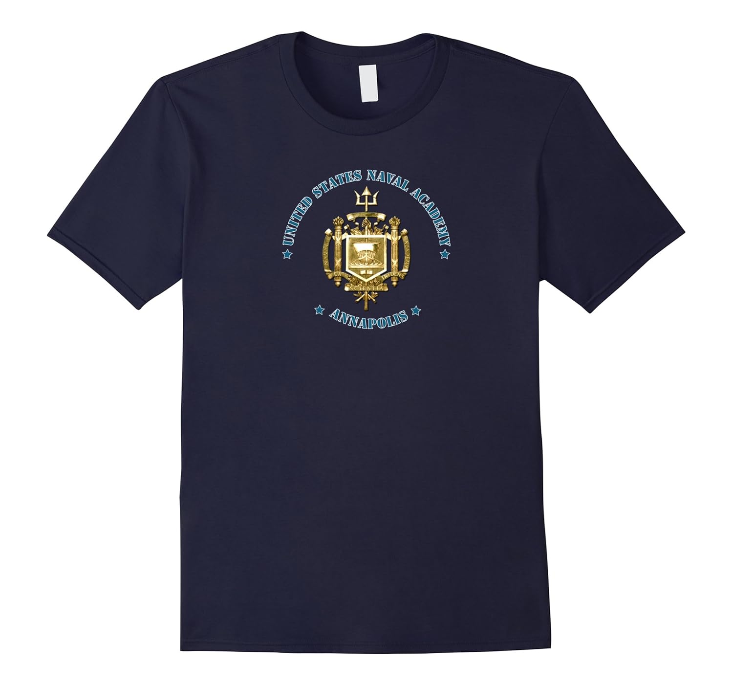NAVAL ACADEMY USNA SHIELD T-SHIRT-ANZ