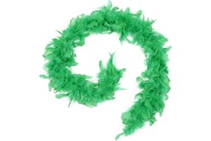 Handy Lidy 2 Pack 25 Grams 47" Long Chandelle Boa Women Turkey Feather Boas