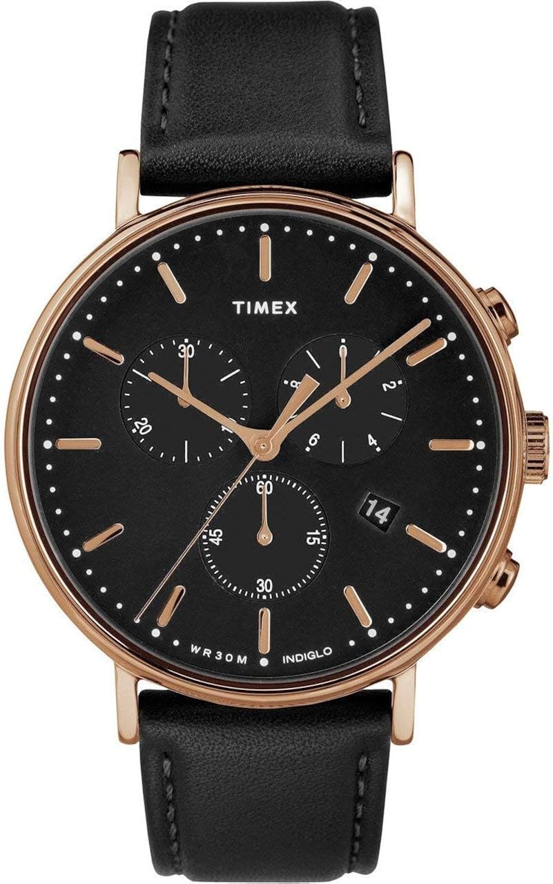 timex rose gold mens watch