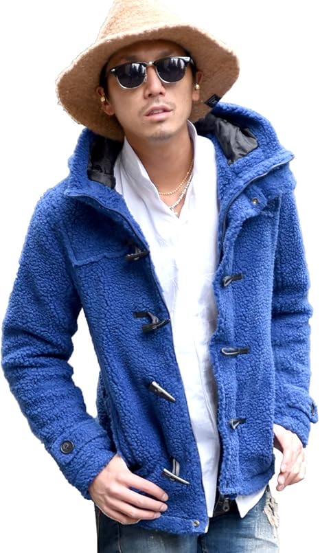 Amazon ディバイナー Diviner コート メンズ ダッフル ダッフルコート ウール ボア 起毛 冬 黒 青 白 大きいサイズ Ll R ブルー 3 コート ジャケット 通販