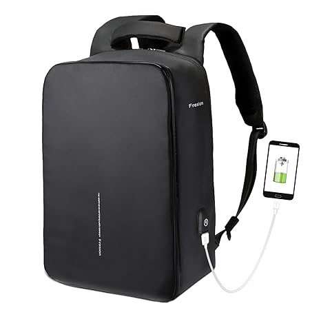 Notebook-Rucksäcke, Fresion Laptop Rucksack 45 x 32 x 16 cm für Arbeit, Herren und Damen | Wasserdichter Reißverschluss+2.0 U