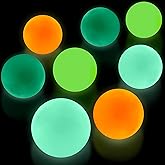 8 Pcs Sticky Balls for Ceiling - Pleasant to Touch & Soft Sticky Squishy Stress Balls for Adults Stress Relieving & Halloween