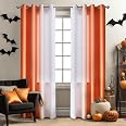 OWENIE Sheer Curtains 63 Inch Length, Ivory Sheer Cutains 2