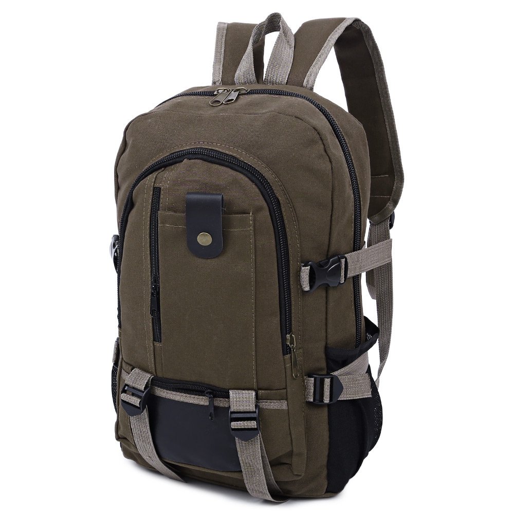 EbuyChX Canvas Zipper Ladder Lock Outdoor Activity Men Portable