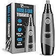 ToiletTree Products Water Resistant Nose and Ear Hair Trimmer with LED Light