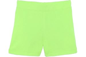 Lilax Girls' Basic Solid Soft Dance Short for Gymnastics or Under Skirts