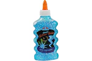 Elmer's Glitter Glue, 177.4ml (6-Ounce) Bottle, Blue (e63323t)