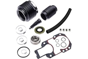 QuickMarine 803099T1 Transom Seal Service Kit for MerCruiser Alpha One Gen 2 Stern Drives Replacement for 30-803099T1 Sierra 18-8218 Bellow Kit Rubber Tubes and Pipes