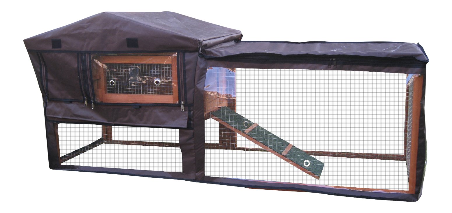 Bunny Business Hutch Cover for BF3,Black,36 x 36 x 4 cm