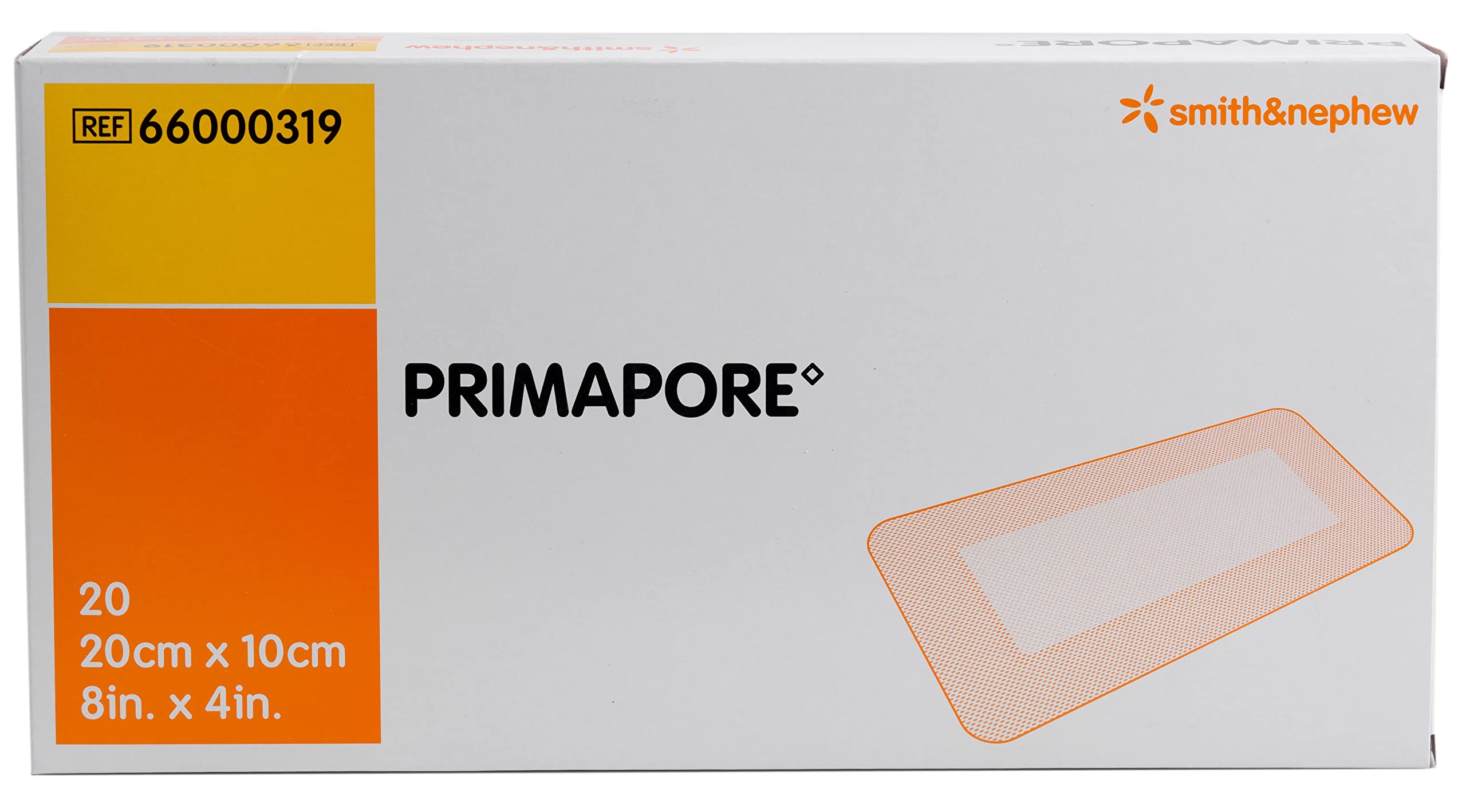 St John Ambulance Supplies Supplies Primapore Adhesive Wound Dressing Pad 20 x 10cm Pack of 20