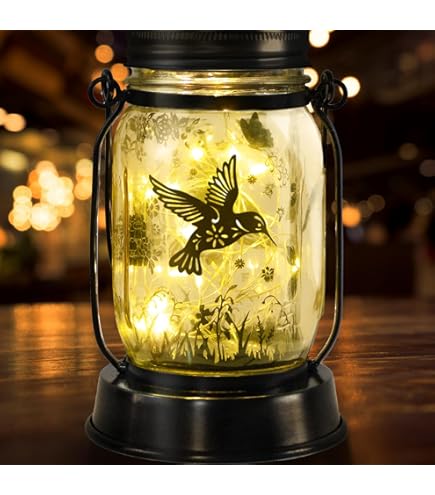 Acheter Carillon éolien Solaire LED, Boule De Cristal, Colibri, Lumière Changeante De Couleur, Lampe Solaire Suspendue étanche Pour La Maison Et Le Jardin