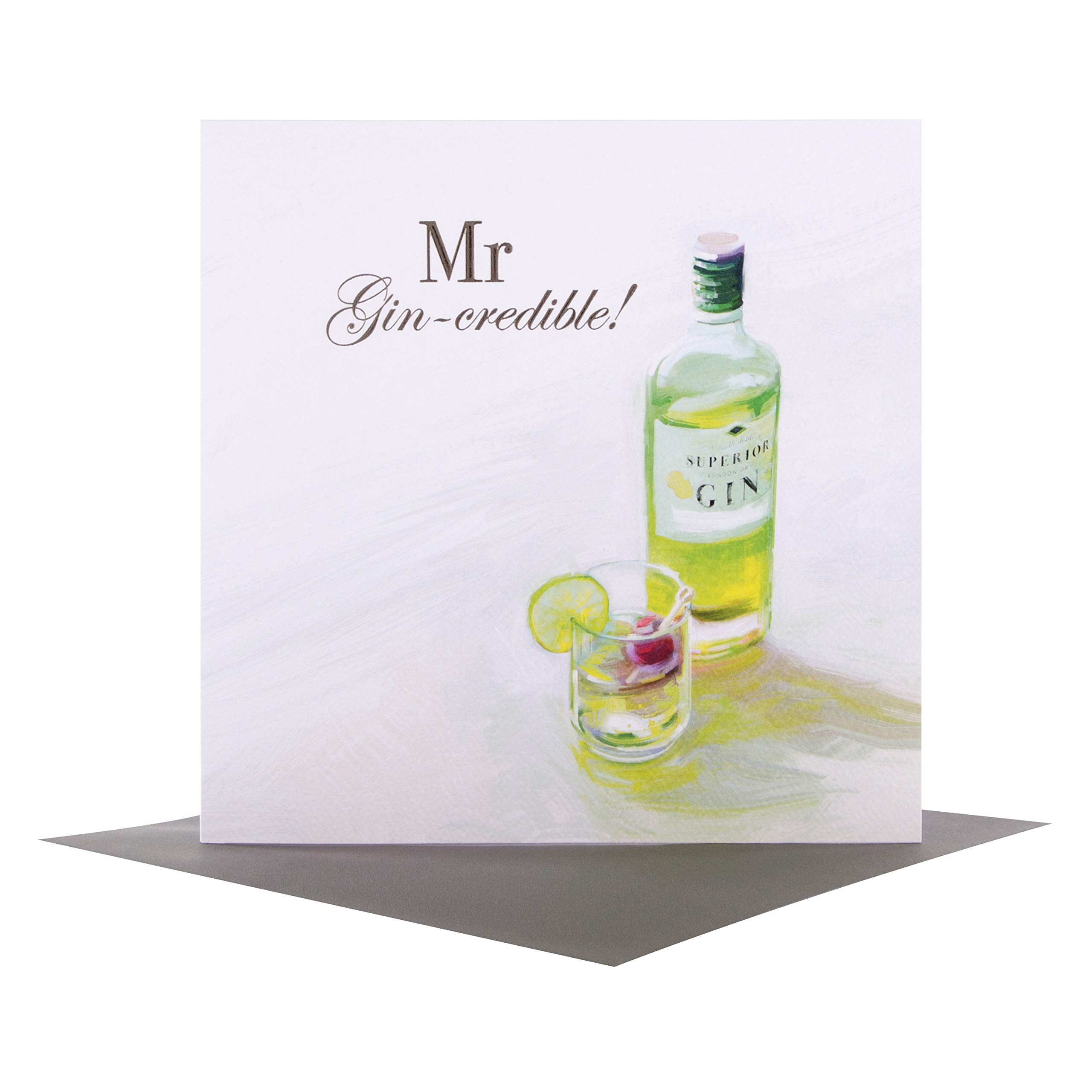 Hallmark Mr Gin-Credible Card 'Father's Day, Birthday, Anniversary' - Medium