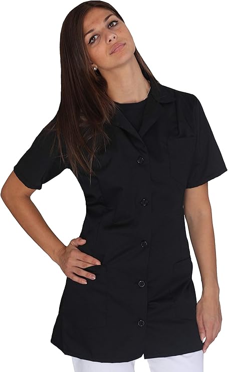 Fratelli D'Italia Damen Arbeitskittel - Professioneller Kittel Für Kosmetik & Friseur