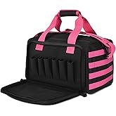 Tactical Gun Range Bag Deluxe Pistol Shooting Range Duffle Bags