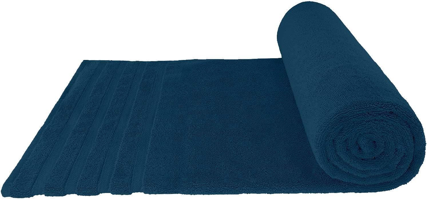 100% Cotton Bath Sheet Set of 2–Super Soft Bath Sheets 35x70–Blue Opal Bath Sheet Towel Set–Oversized Bath Towels–Quick Dry Bath Sheets–Super Absorbent Bath Sheets–Bath Sheets Spa Hotel Collection: Kitchen & Dining