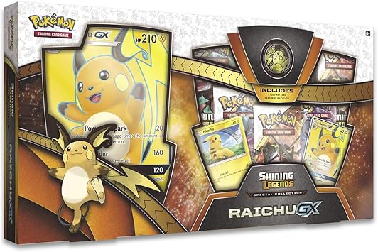 PoKéMoN Caja Especial de coleccionista Raichu Gx (POK80363): Amazon.es: Juguetes y juegos