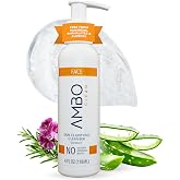 A.M.B.O. Clean Skin Clarifying Cleanser, Active Skin Repair Face Wash, 4oz | With Aloe &amp; Willow Bark, Removes Dirt, Oil &amp; Makeup, Non-Toxic Clean Formula, Vegan, Cruelty-Free, Made in USA