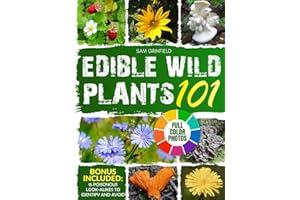 Edible Wild Plants 101: A North American Guide to Easily Identify the Safest Wild Food among Leaves, Flowers, Roots, Berries,