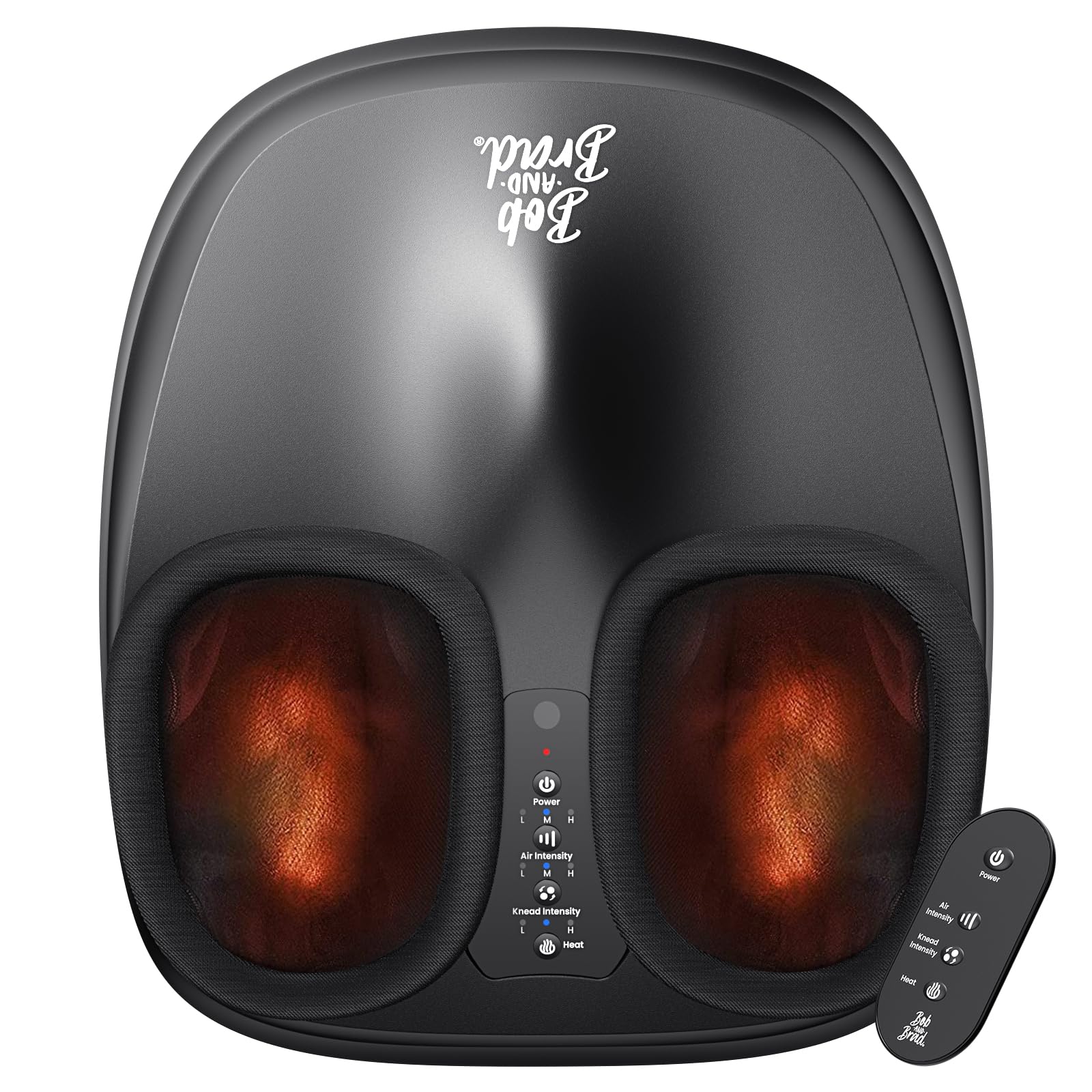 Photo 1 of BOB AND BRAD Foot Massager with Heat and Remote,FSA Eligible HSA Eligible, Shiatsu Deep Kneading Electric Feet Massager Machine for Plantar Fasciitis, Men Size 12