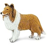 Safari Ltd. Collie Figurine - Lifelike 4" Dog