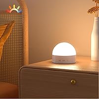 Rtsu Bedside Lamp, Dimmable Touch Tap Light Novelty Light, Kids